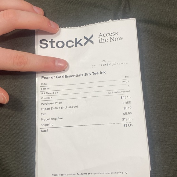 dark grey essentials tee - Picture 6 of 6